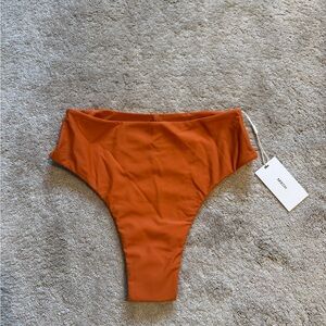 Mikoh Waikui 2 Orange High Waisted Bikini